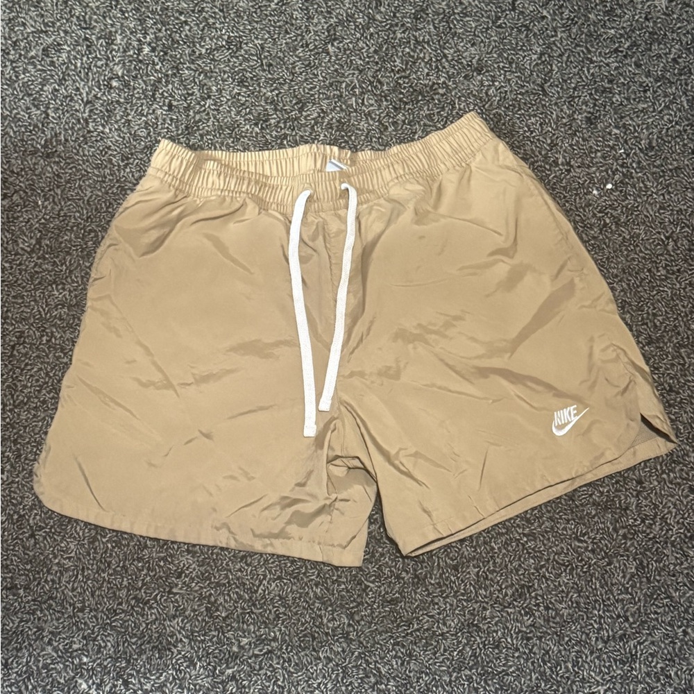 Nike Beige Athletic Shorts